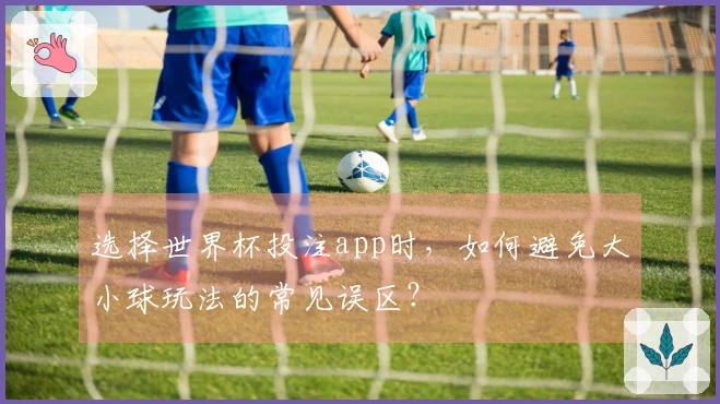 选择世界杯投注app时,如何避免大小球玩法的常见误区?
